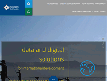Tablet Screenshot of developmentgateway.org